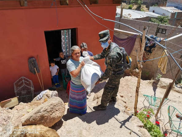 Las Fuerza Armadas de Honduras en apoyo a la población por la emergencia del covid-19