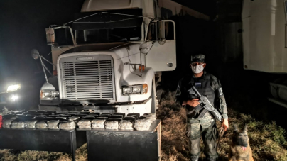 Fuerzas Armadas de Honduras en el marco de la Operación Morazán decomisó vehículo de carga pesada con droga